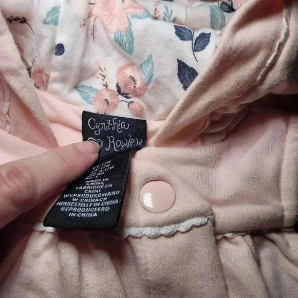 Cynthia Rowely sleeves jacket with a hood size 12M - Picture 2 of 5